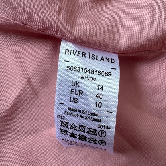 River Island Pink Tweed Blazer – Elegant Chanel-Inspired Style NWT - Picture 13 of 14